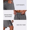 image:imageCOOFANDY Mens Running Athletic Shorts 7 Workout Gym Short Tennis Quick Dry Active Sport Hiking BasketballDark Grey