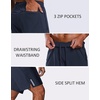 image:imageCOOFANDY Mens Running Athletic Shorts 7 Workout Gym Short Tennis Quick Dry Active Sport Hiking BasketballNavy Blue