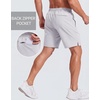 image:imageCOOFANDY Mens Running Athletic Shorts 7 Workout Gym Short Tennis Quick Dry Active Sport Hiking BasketballWhite