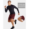 image:imageCOOFANDY Mens Running Athletic Shorts 7 Workout Gym Short Tennis Quick Dry Active Sport Hiking BasketballWine Red