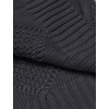 image:imageCOOFANDY Mens Shawl Collar Cardigan Sweater Slim Fit Button Down Cable Knitted Sweater with PocketsDark Grey