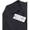 image:imageCOOFANDY Mens Shawl Collar Cardigan Sweater Slim Fit Button Down Cable Knitted Sweater with PocketsDark Grey