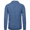 image:imageCOOFANDY Mens Shawl Collar Cardigan Sweater Slim Fit Button Down Cable Knitted Sweater with PocketsDenim Blue