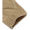 image:imageCOOFANDY Mens Shawl Collar Cardigan Sweater Slim Fit Button Down Cable Knitted Sweater with PocketsKhaki