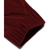 image:imageCOOFANDY Mens Shawl Collar Cardigan Sweater Slim Fit Button Down Cable Knitted Sweater with PocketsWine Red