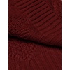 image:imageCOOFANDY Mens Shawl Collar Cardigan Sweater Slim Fit Button Down Cable Knitted Sweater with PocketsWine Red