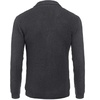 image:imageCOOFANDY Mens Shawl Collar Cardigan Sweater Slim Fit Cable Knit Button up Sweater with PocketsDark Grey