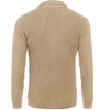 image:imageCOOFANDY Mens Shawl Collar Cardigan Sweater Slim Fit Cable Knit Button up Sweater with PocketsKhaki