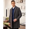 image:imageCOOFANDY Mens Shawl Collar Pullover Sweater Slim Fit Casual Button Cable Knit SweatersRoyal Blue