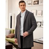 image:imageCOOFANDY Mens Shawl Collar Pullover Sweater Slim Fit Casual Button Cable Knit SweatersWhite