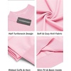 image:imageCOOFANDY Mens Short Sleeve Mock Turtleneck SweaterPink