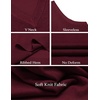image:imageCOOFANDY Mens Sleeveless Sweater Vest Lightweight VNeck Cotton Vest Pullover1 Dark Red