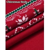 image:imageCOOFANDY Mens Sleeveless Sweater Vest Lightweight VNeck Cotton Vest PulloverChristmas Tree  Red