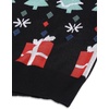image:imageCOOFANDY Mens Sleeveless Sweater Vest Lightweight VNeck Cotton Vest PulloverColorful Christmas Tree