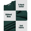 image:imageCOOFANDY Mens Sleeveless Sweater Vest Lightweight VNeck Cotton Vest PulloverGreen