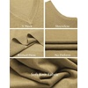 image:imageCOOFANDY Mens Sleeveless Sweater Vest Lightweight VNeck Cotton Vest PulloverKhaki