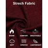 image:imageCOOFANDY Mens Sleeveless Sweater Vest Lightweight VNeck Cotton Vest PulloverWine Red