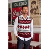 image:imageCOOFANDY Mens Sleeveless V Neck Pullover Sweater Slim Fit Casual Argyle Vest SweatersGz981 Red and White Plaid