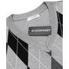 image:imageCOOFANDY Mens Sleeveless V Neck Pullover Sweater Slim Fit Casual Argyle Vest SweatersLight Grey