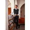 image:imageCOOFANDY Mens Sleeveless V Neck Pullover Sweater Slim Fit Casual Argyle Vest SweatersPure Black