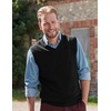 image:imageCOOFANDY Mens Sleeveless V Neck Pullover Sweater Slim Fit Casual Argyle Vest SweatersPure Black