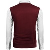 image:imageCOOFANDY Mens Sleeveless V Neck Pullover Sweater Slim Fit Casual Argyle Vest SweatersWine Red