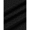 image:imageCOOFANDY Mens Slim Fit Turtleneck Sweater Casual Knitted Twisted Pullover Solid SweatersAblack