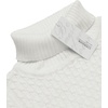 image:imageCOOFANDY Mens Slim Fit Turtleneck Sweater Casual Knitted Twisted Pullover Solid SweatersAwhite