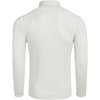 image:imageCOOFANDY Mens Slim Fit Turtleneck Sweater Casual Knitted Twisted Pullover Solid SweatersAwhite