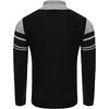 image:imageCOOFANDY Mens Slim Fit Turtleneck Sweater Casual Knitted Twisted Pullover Solid SweatersBlackGray Stripes