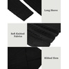 image:imageCOOFANDY Mens Slim Fit Turtleneck Sweater Casual Knitted Twisted Pullover Solid SweatersBlackGray Stripes