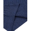 image:imageCOOFANDY Mens Slim Fit Turtleneck Sweater Casual Knitted Twisted Pullover Solid SweatersColorful Blue