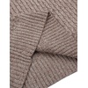image:imageCOOFANDY Mens Slim Fit Turtleneck Sweater Casual Knitted Twisted Pullover Solid SweatersColorful Brown