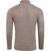 image:imageCOOFANDY Mens Slim Fit Turtleneck Sweater Casual Knitted Twisted Pullover Solid SweatersColorful Brown