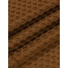 image:imageCOOFANDY Mens Slim Fit Turtleneck Sweater Casual Knitted Twisted Pullover Solid SweatersDark Brown
