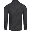 image:imageCOOFANDY Mens Slim Fit Turtleneck Sweater Casual Knitted Twisted Pullover Solid SweatersDark Gray
