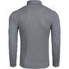 image:imageCOOFANDY Mens Slim Fit Turtleneck Sweater Casual Knitted Twisted Pullover Solid SweatersGray