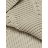 image:imageCOOFANDY Mens Slim Fit Turtleneck Sweater Casual Knitted Twisted Pullover Solid SweatersLight Khaki