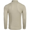 image:imageCOOFANDY Mens Slim Fit Turtleneck Sweater Casual Knitted Twisted Pullover Solid SweatersLight Khaki