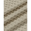 image:imageCOOFANDY Mens Slim Fit Turtleneck Sweater Casual Knitted Twisted Pullover Solid SweatersLight Khaki