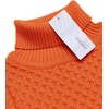 image:imageCOOFANDY Mens Slim Fit Turtleneck Sweater Casual Knitted Twisted Pullover Solid SweatersOrange
