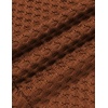 image:imageCOOFANDY Mens Slim Fit Turtleneck Sweater Casual Knitted Twisted Pullover Solid SweatersRed Bronze