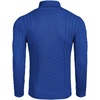 image:imageCOOFANDY Mens Slim Fit Turtleneck Sweater Casual Knitted Twisted Pullover Solid SweatersRoyal Blue