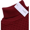 image:imageCOOFANDY Mens Slim Fit Turtleneck Sweater Casual Knitted Twisted Pullover Solid SweatersWine Red