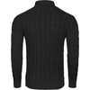 image:imageCOOFANDY Mens Slim Fit Turtleneck Sweater Casual Twisted Knitted Pullover Sweaters01black