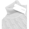 image:imageCOOFANDY Mens Slim Fit Turtleneck Sweater Casual Twisted Knitted Pullover Sweaters01white
