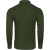 image:imageCOOFANDY Mens Slim Fit Turtleneck Sweater Casual Twisted Knitted Pullover SweatersArmy Green