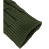 image:imageCOOFANDY Mens Slim Fit Turtleneck Sweater Casual Twisted Knitted Pullover SweatersArmy Green