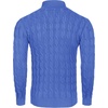 image:imageCOOFANDY Mens Slim Fit Turtleneck Sweater Casual Twisted Knitted Pullover SweatersBlue