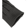 image:imageCOOFANDY Mens Slim Fit Turtleneck Sweater Casual Twisted Knitted Pullover SweatersCharcoal Grey